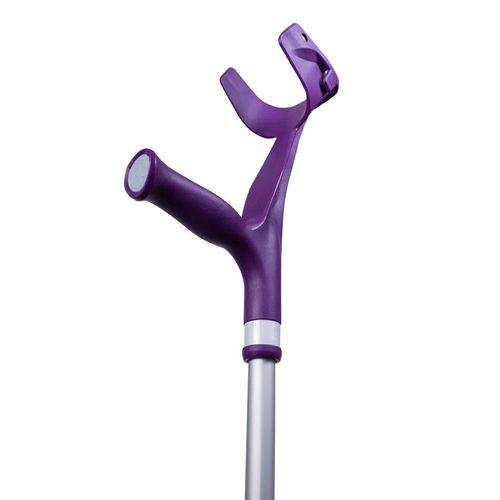 Muleta Canadense Fixa Mercur Com Ponteira Articulada Bc1560 Lilás Unidade