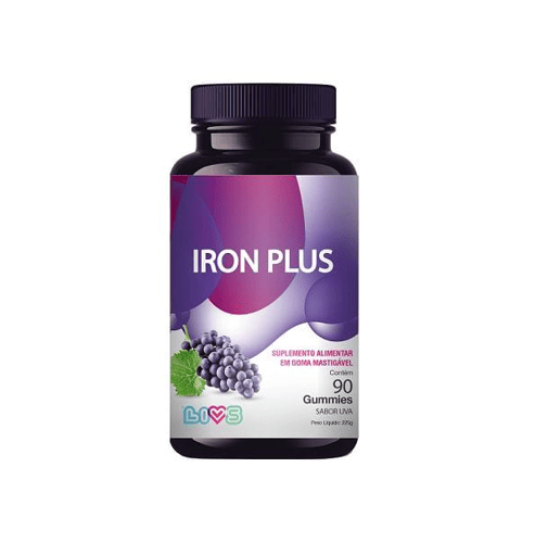 Imagem do produto Multivitamínico Ferro Iron Plus 90 Gomas Livs Gummies