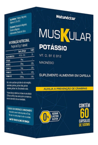 Imagem do produto Muskular Anti Cimbras Potássio+ Magnésio+ Vit D B1 E B12 Natunectar