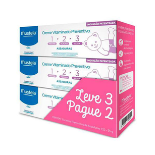 Imagem do produto Mustela Bebê Creme Vitaminado Preventivo 123 55G Lv3 Pg2