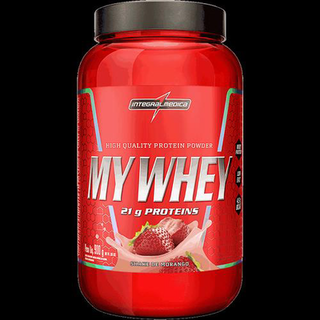 My Whey Pó Pote Shake De Morango