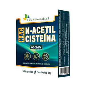 Imagem do produto Nac Acetilcisteina 600Mg 30 Cápsulas Flora Nativa