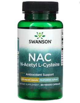 Imagem do produto Nac Nacetil Lcisteína 100 Caps. 600Mg Swanson