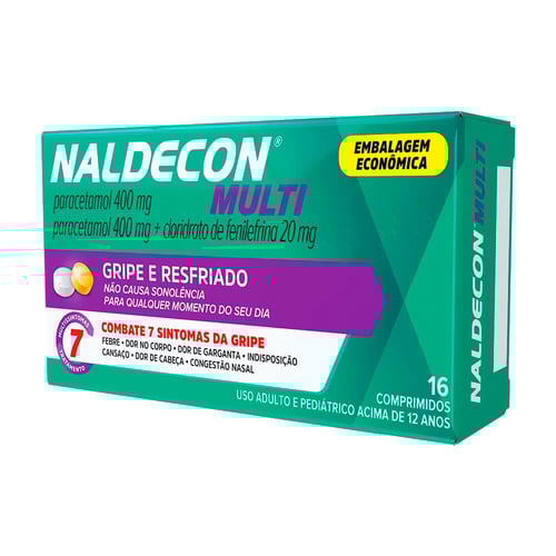 Naldecon Multi Antigripal 16 Comprimidos
