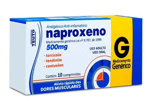 Naproxeno 500 Mg - 10 Comprimidos Teuto Genérico