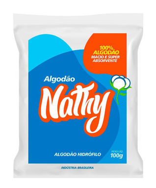 Imagem do produto Nathy Algodão Hidrófilo Multiuso Kit De 5 Saquinhos Com 100G