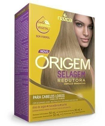 Imagem do produto Nazca Origem Kit Selagem Redutora Para Cabelos Loiros Gratis Cond Oleo De Argan