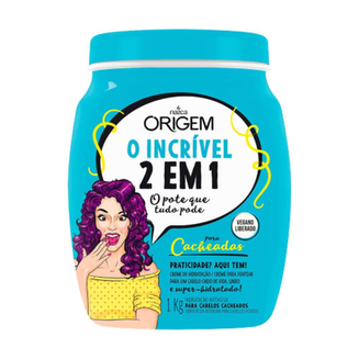 Imagem do produto Nazca Origem Para Cacheadas Creme Para Pentear 2 Em 1 1Kg