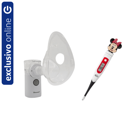 Imagem do produto Nebulizador Ultrassônico Medlevensohn + Termômetro Digital Minnie