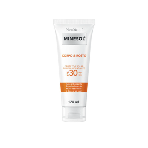 Protetor Solar Neostrata Minesol Fluido Hidratante Fps30 Corpo & Rosto 120Ml