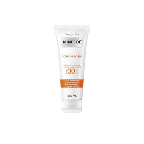 Imagem do produto Protetor Solar Neostrata Minesol Fluido Hidratante Fps30 Corpo & Rosto 200Ml