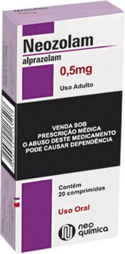 Imagem do produto Neozolam 0,5Mg, Com 20 Comprimidos