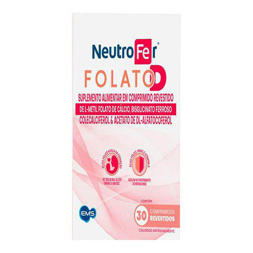 Imagem do produto Neutrofer Folato D 30 Comprimidos Revestidos