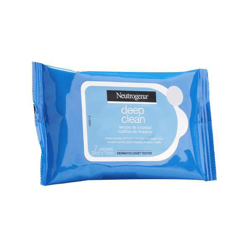 Imagem do produto Neutrogena Deep Clean Com 7 Lenços De Limpeza Demaquilante