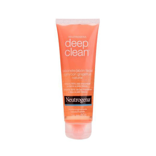 Sabonete Facial Em Gel Neutrogena - Deep Clean Grapefruit 80G