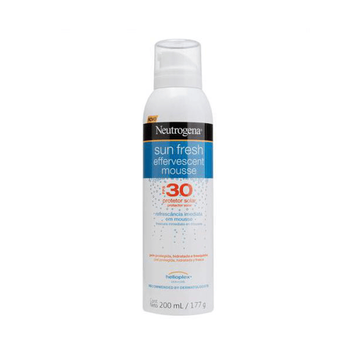 Protetor Solar Neutrogena Sun Fresh Mousse Efervescente Fps30 200Ml