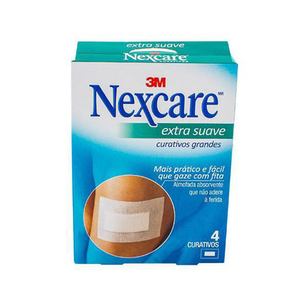 Imagem do produto Nexcare Curativos Extra Suave 4 Unidades