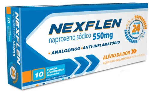 Nexflen 550 Mg - 20 Comprimidos Revestidos