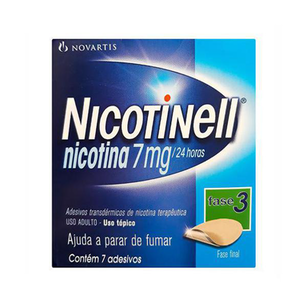 Nicotinell - Fase 3 7Mg 24 Horas C 7 Adesivos