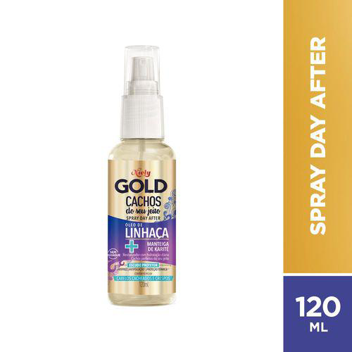 Imagem do produto Niely Gold Cachos Spray Finalizador Day After 120Ml