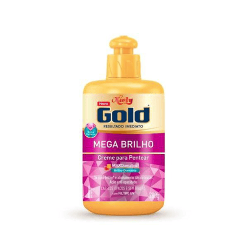 Niely Gold Creme De Pentear Mega Brilho 280G