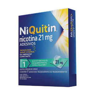 Niquitin Clear Com 7 Adesivos 21Mg Etapa 1