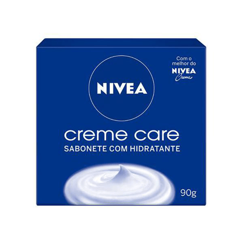 Nivea Bath Care Sabonete Barra Creme Care 90G