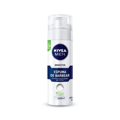 Imagem do produto Nivea - Espuma Barbear Sensitive 193G