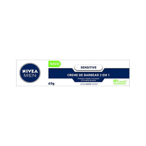 Nivea Men Creme De Barbear Sensitive 65G