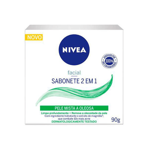 Imagem do produto Nivea Sabonete Facial Pele Oleosa 90G