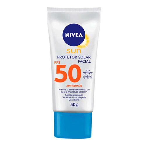 Imagem do produto Nivea - Sun Bloqueador Facial Light Feeling Fps50 50 Gramas