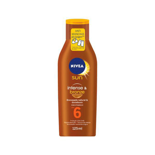 Nivea Sun Bronzeador Locao Fps 6 125Ml