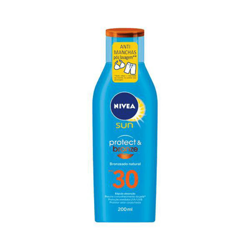 Nivea Sun Protetor Solar Protect E Bronze Fps 30 200Ml