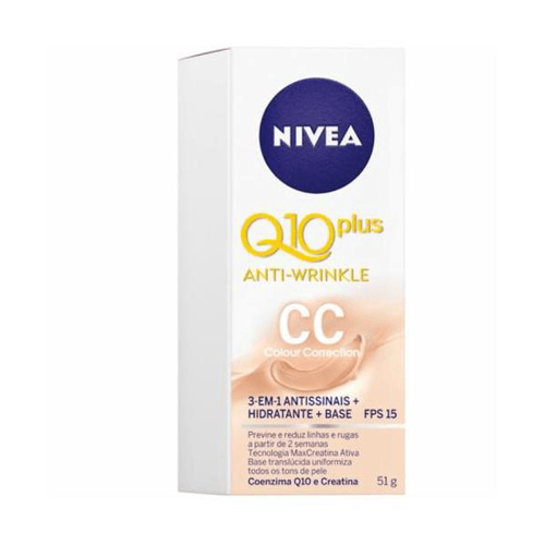 Nivea Visage Q10 Antissinais Cc Cream Fps15 50Ml