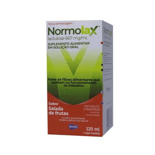 Normolax Frasco Com 120Ml Sabor Salada De Frutas Normolax 667Mg Xarope Frasco 120Ml Sabor Salada De Frutas