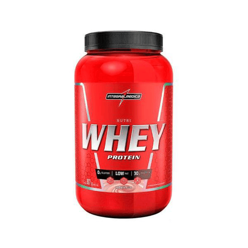Nutri Whey Protein Integralmedica Morango 907G