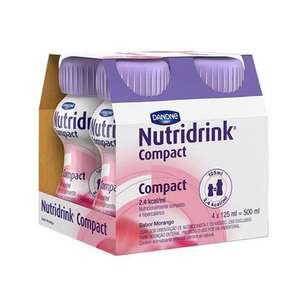 Nutridrink Compact Sabor Morango C 4 Garrafinhas De 125Ml Cada