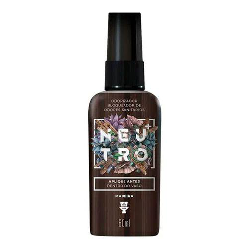 Imagem do produto Odorizador Bloqueador Odores Sanitários Neutro+ Madeira 60Ml