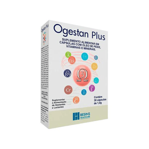 Ogestan Plus 150Mg Com 30 Comprimidos Besins Healthcare