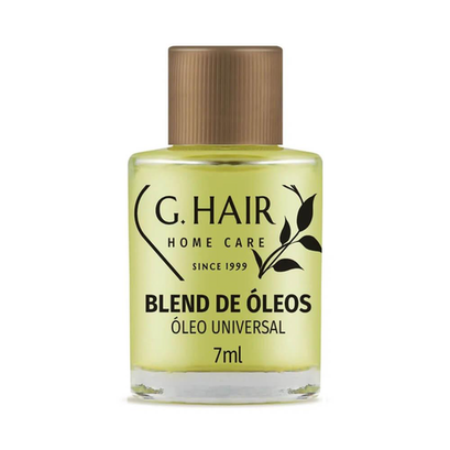Óleo Capilar G-Hair Blend 7 - 100ml - Hidratante E Reconstrutor - Brilho E Maciez Instantâneos - Para Todos Os Tipos De Cabelo