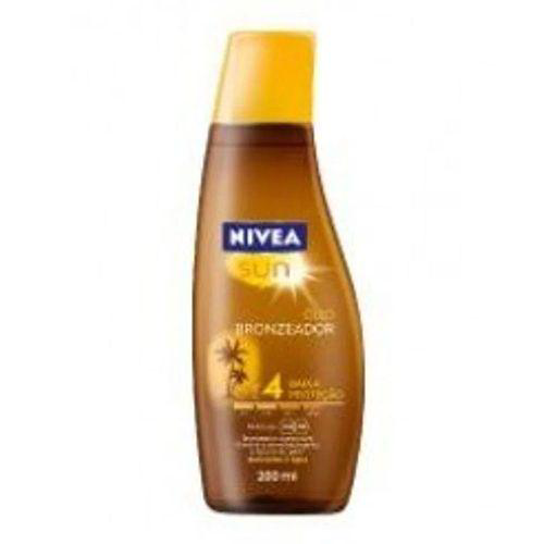 Óleo - Bronzeador Nívea Sun Fps 4 150Ml