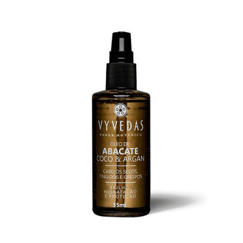 Óleo Capilar Vyvedas Abacate, Coco E Argan 55Ml