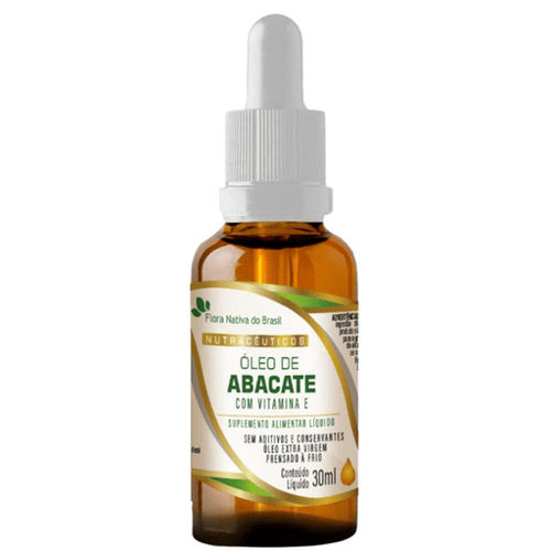 Imagem do produto Óleo De Abacate Com Vitamina E Em Gotas 30Ml Flora Nativa