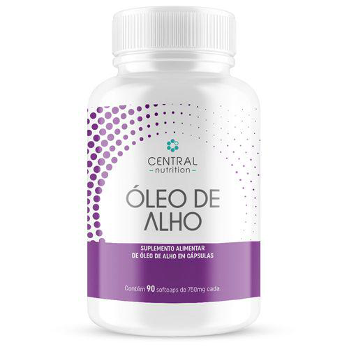 Óleo De Alho 60Caps De 500Mg Central Nutrition