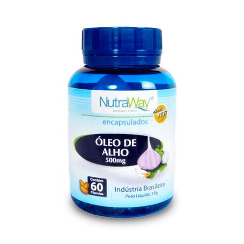 Óleo De Alho Nutraway 500Mg Com 60 Cápsulas