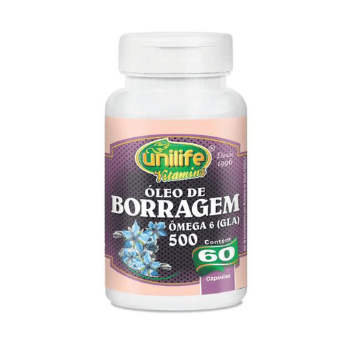 Imagem do produto Óleo De Borragem 700Mg Unilife 60 Cápsulas