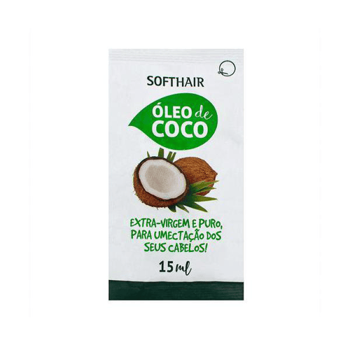 Óleo De Coco Capilar Soft Hair Sachê 15Ml