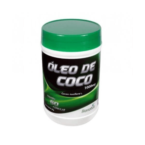 Óleo De Coco Com 60 Cápsulas