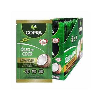 Óleo De Coco Copra Extra Virgem Sachê Com 15Ml