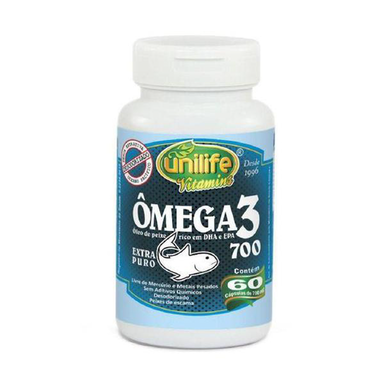Imagem do produto Óleo De Peixe Ômega 3 700Mg 60 Cáps Unilife
